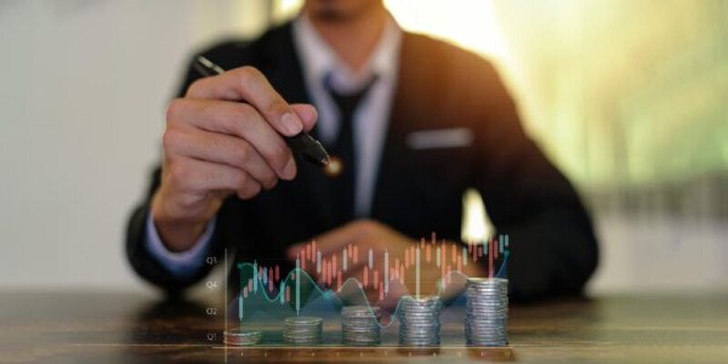 Saving investment trade save and make a profit with growing money plant on coins finance