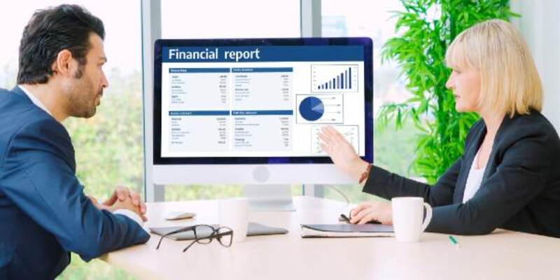 Business financial data dashboard provide business intelligence analytic snugly