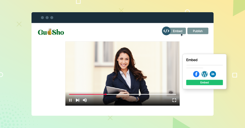 Embed video in website