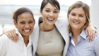 Portrait of smiling business women standing together