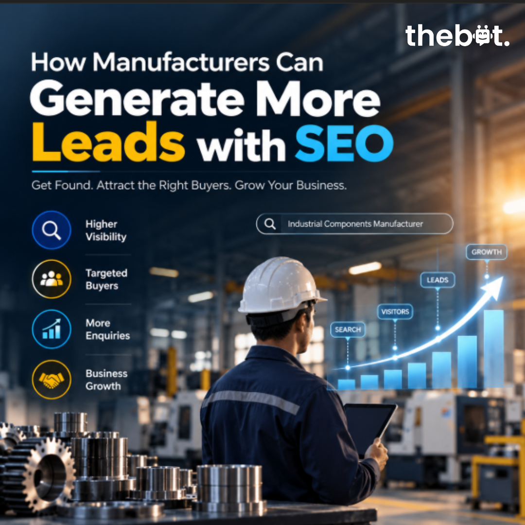 How Manufacturers Can Generate Qualified Leads with Google SEO| The Bot Agency
