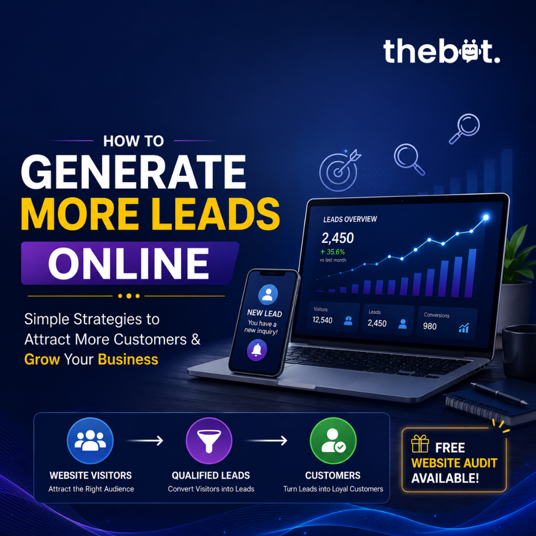 How to Generate More Leads Online | The Bot Agency