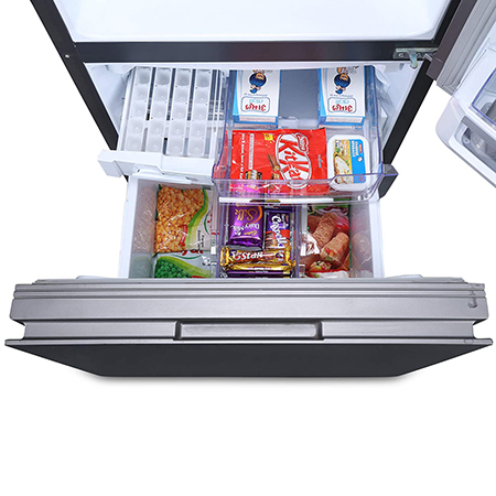 Godrej NXW Aura 430 Ltr 3 Star Bottom Mounted Refrigerator - RB NXW AURA 445MDI 3.4 Ox Blk