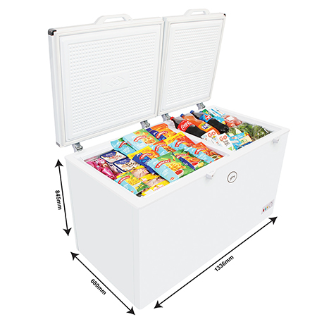 Godrej Hard Top 340 Ltr range 2 in 1 Combo plus convertible chest freezer - GCHFC340R2DXC