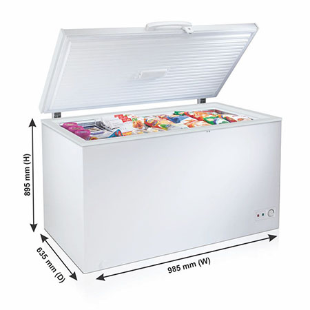 Godrej Hard Top 275 Ltr range single door convertible chest freezer - DH GCHW 275 R6SHC Rw