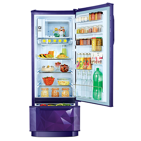 Godrej Edge Duo 255 Ltr 3 Star Direct Cool Single Door Refrigerator - RD EDGEDUO 270C 33 TDI PS BL