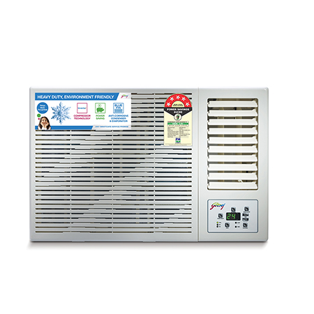 Godrej 1.5 Tr 5-Star Inverter Window AC - GVC 18DTC5 WSA