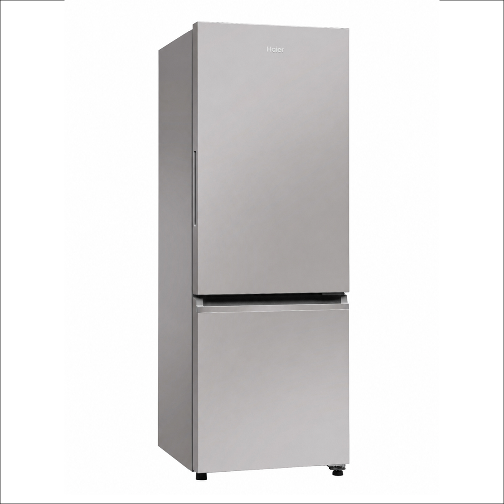 Haier 237 L 2 Star  Titanium Steel  Bottom Mount Refrigerator 