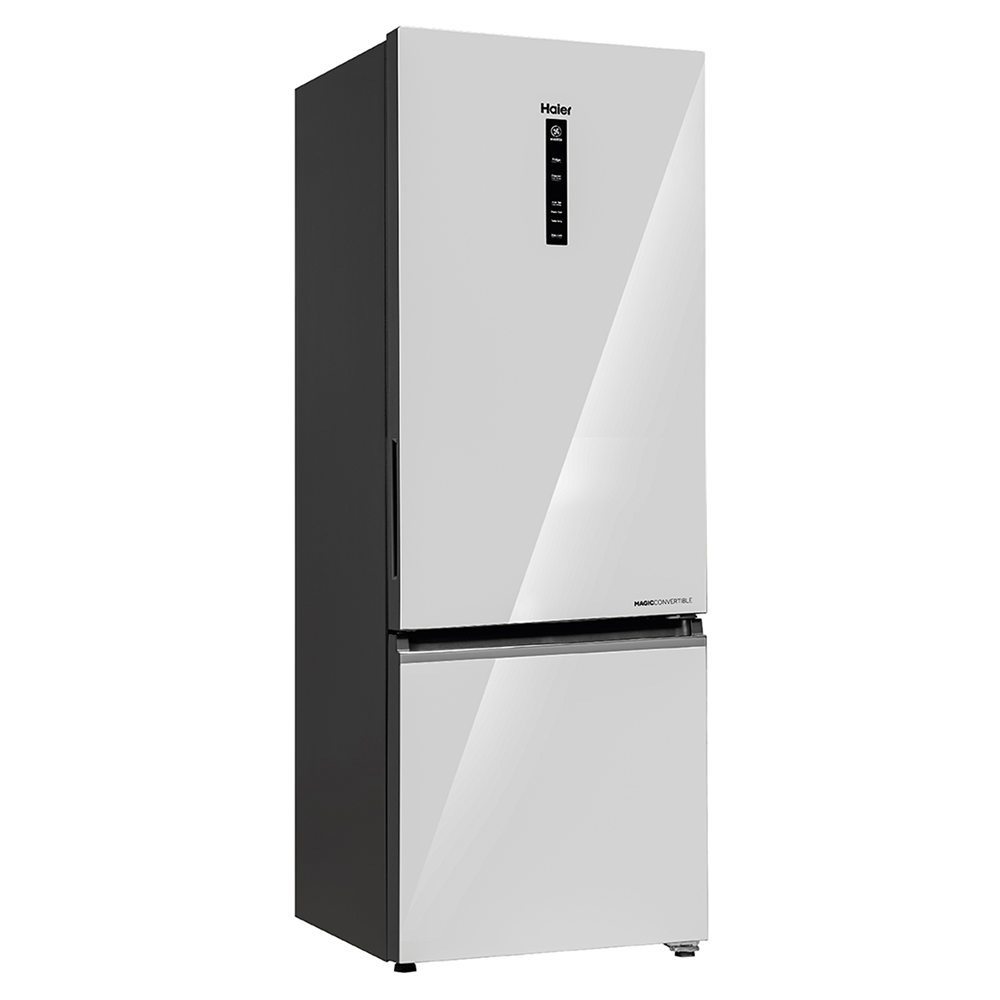 Haier 325 L 2 Star  Mirror Glass  Bottom Mount Refrigerator