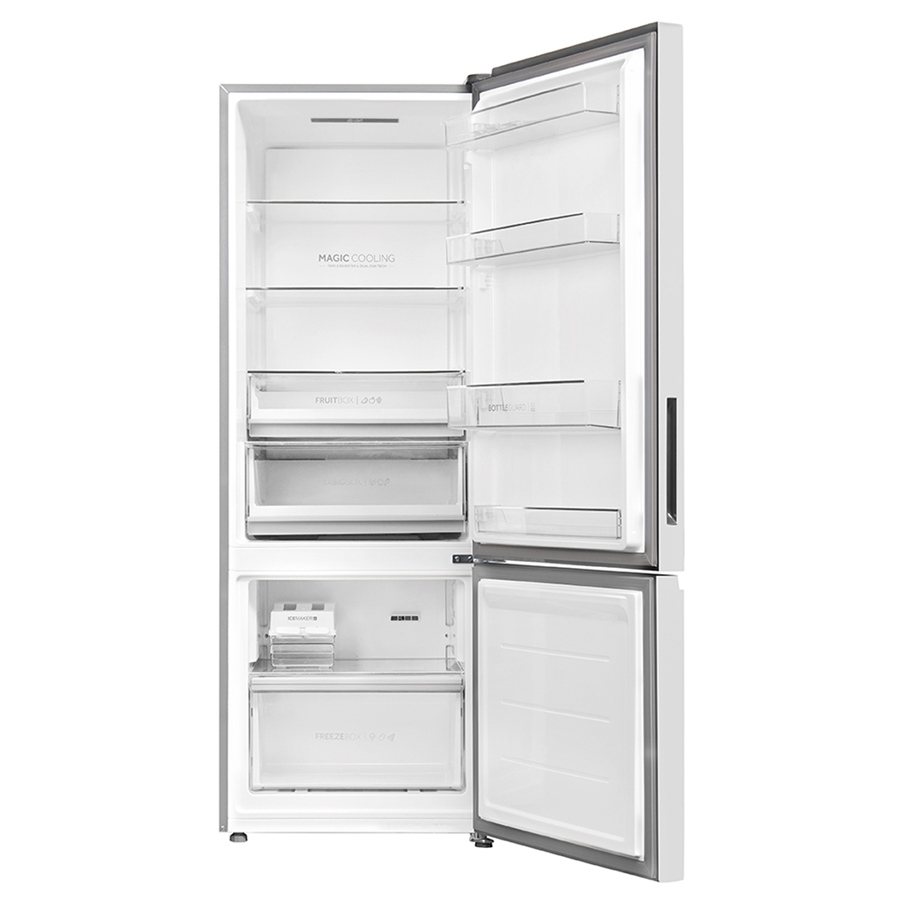 Haier 325 L 2 Star  Mirror Glass  Bottom Mount Refrigerator
