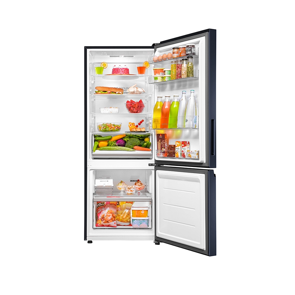 Haier 325 L 2 Star Graphite Black  Bottom Mount Refrigerator