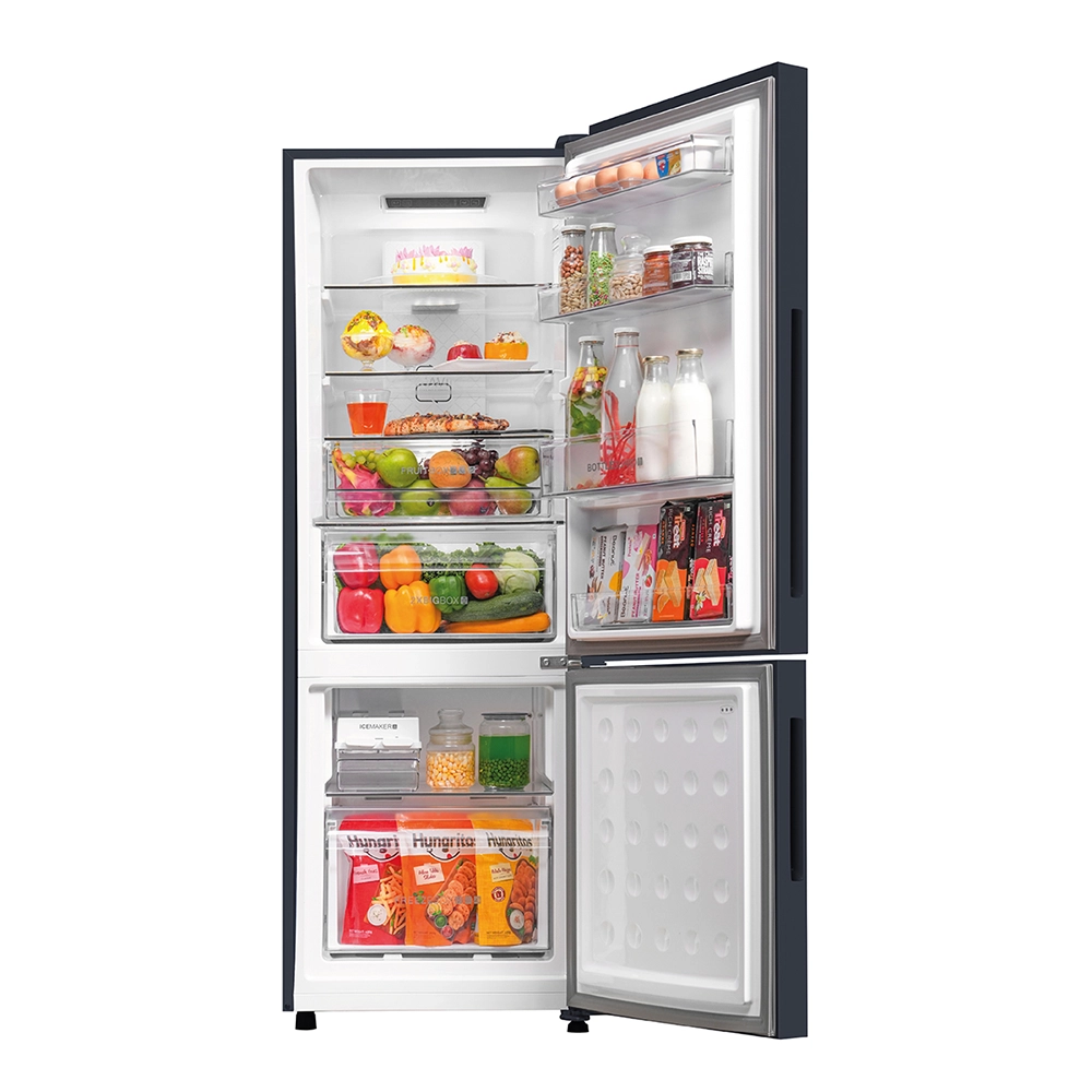 Haier 265L  2 Star  Graphite Black Bottom Mount Refrigerator