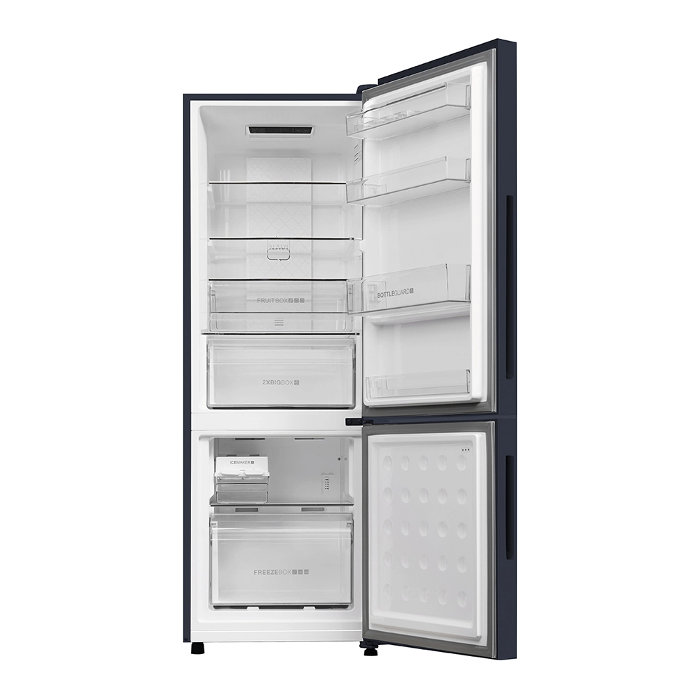 Haier 265L  2 Star  Graphite Black Bottom Mount Refrigerator
