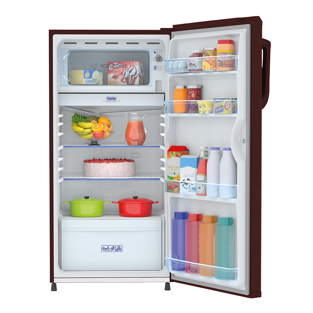 Haier 165 L  1 Star  Red Mono  Single Door Refrigerator