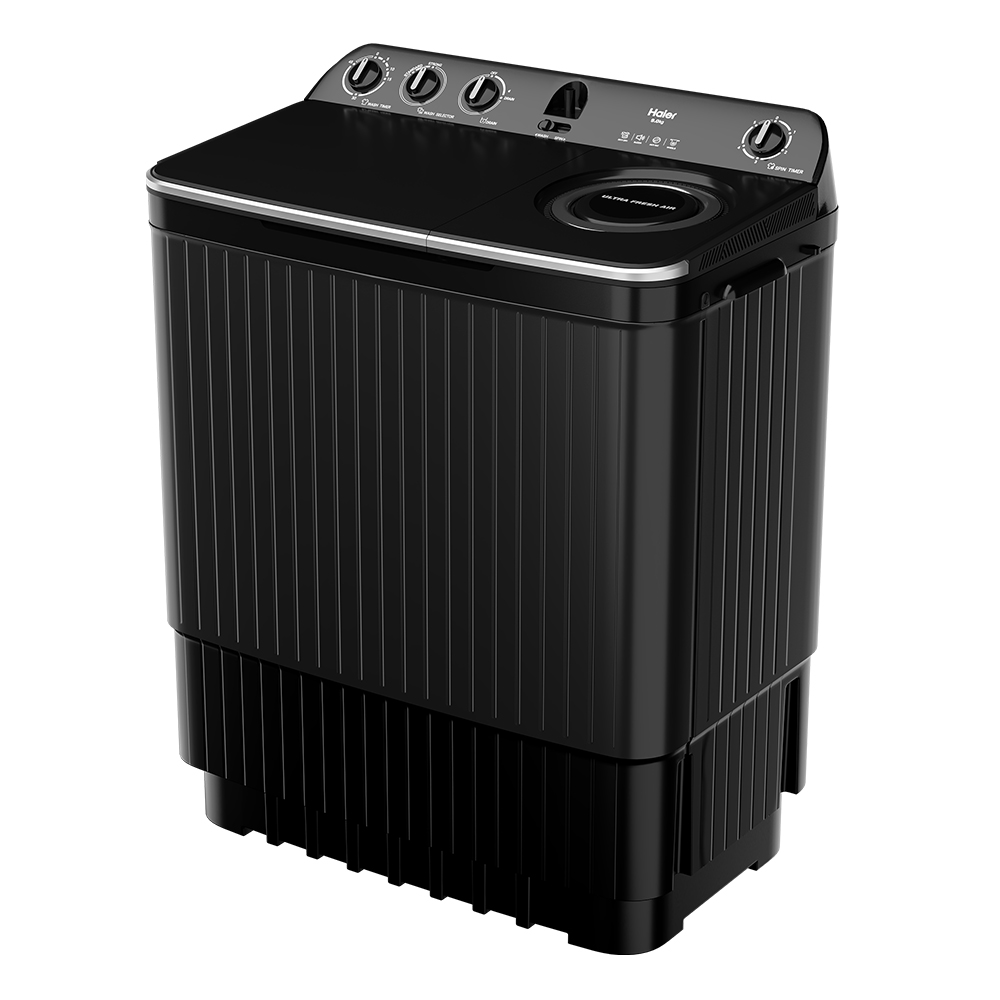 Haier Semi Automatic Washing Machine 09 KG 196BBK
