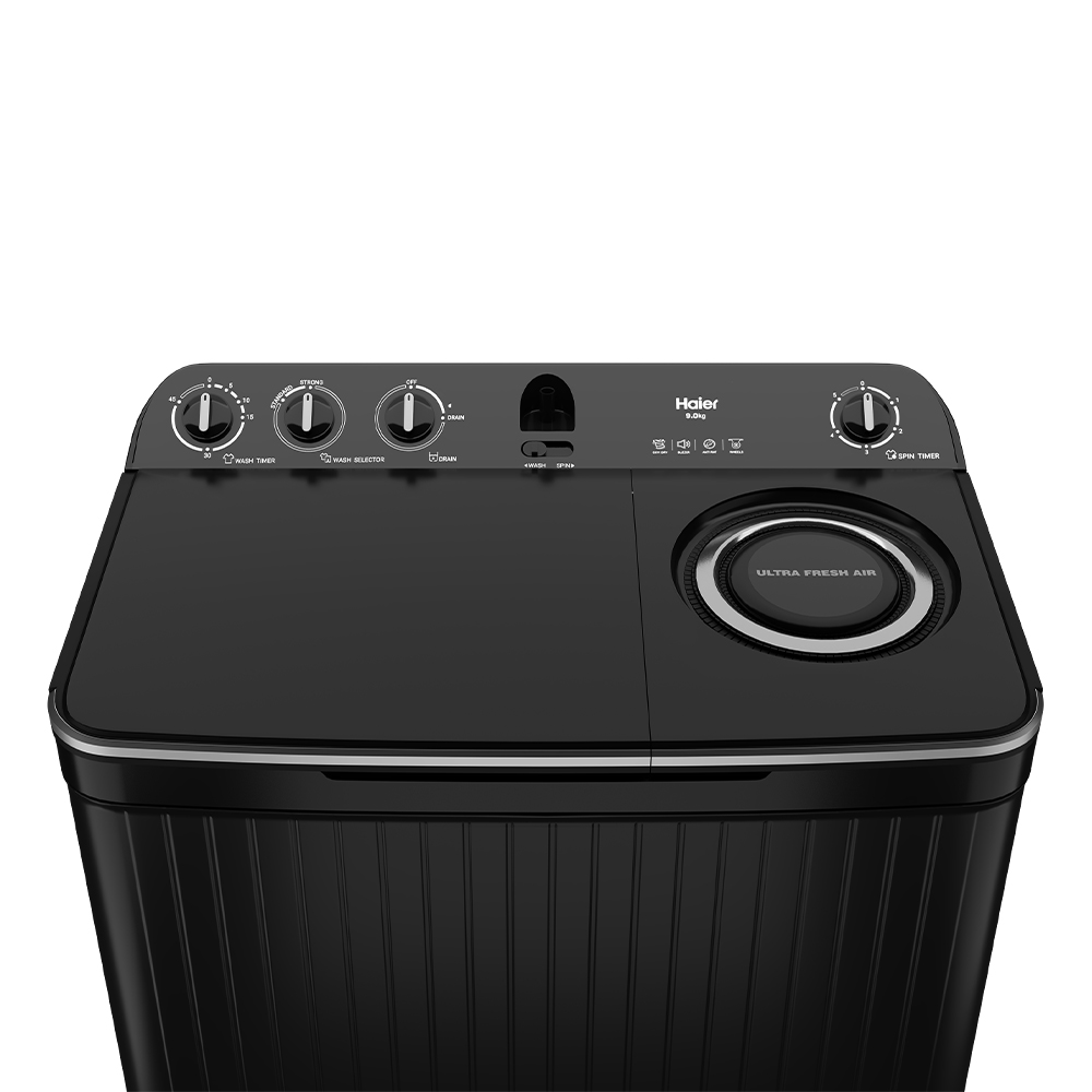 Haier Semi Automatic Washing Machine 09 KG 196BBK