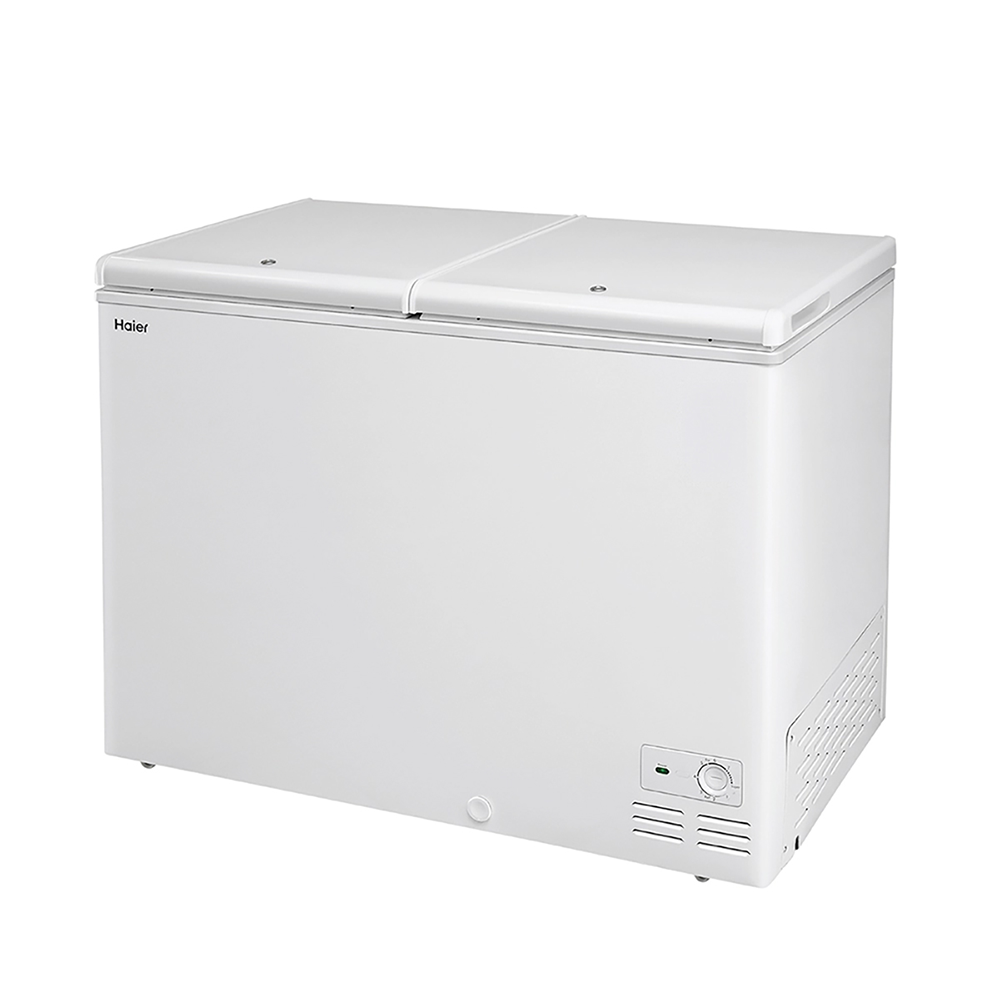 Haier 320 Ltr Double door- White Colour Convertible Hard top Freezer