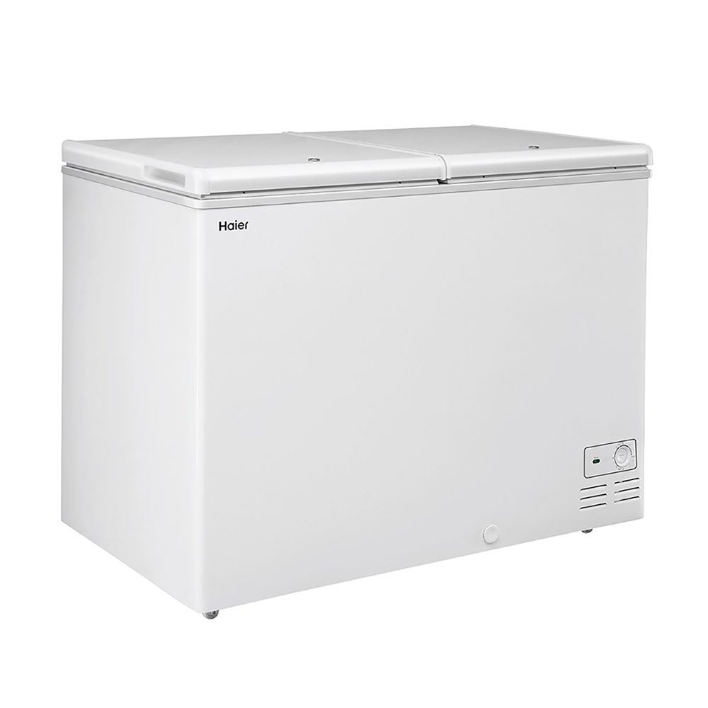 Haier 320 Ltr Double door- White Colour Convertible Hard top Freezer