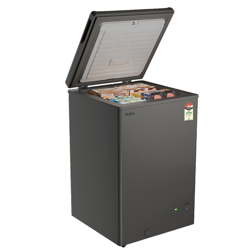 Haier 150 Ltr, Single door- Titanium grey Colour ,  Convertible Hard top Freezer 