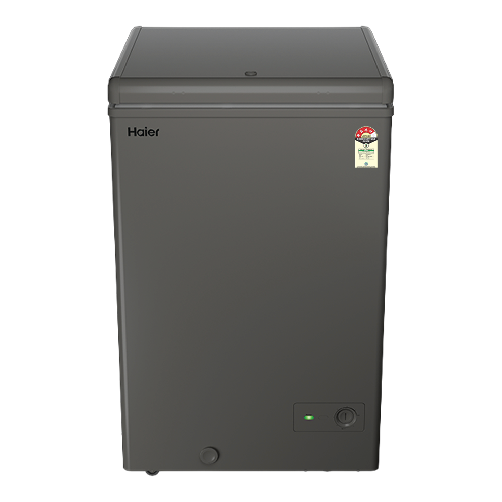 Haier 150 Ltr, Single door- Titanium grey Colour ,  Convertible Hard top Freezer 