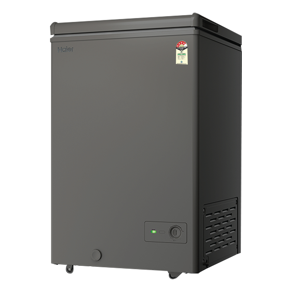 Haier 150 Ltr, Single door- Titanium grey Colour ,  Convertible Hard top Freezer 