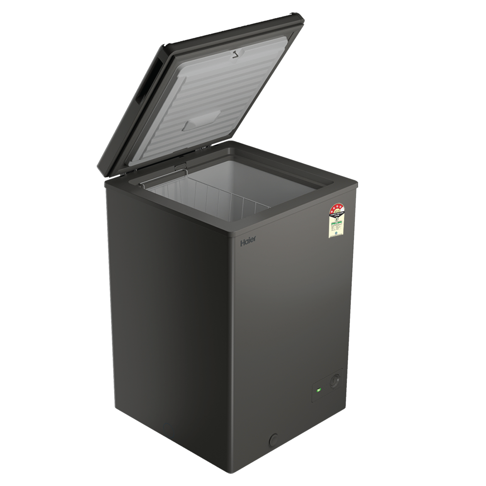Haier 150 Ltr, Single door- Titanium grey Colour ,  Convertible Hard top Freezer 