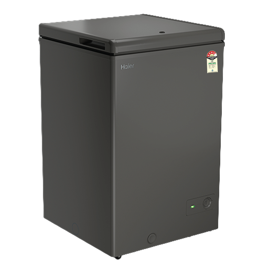 Haier 150 Ltr, Single door- Titanium grey Colour ,  Convertible Hard top Freezer 