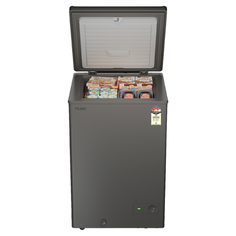 Haier 150 Ltr, Single door- Titanium grey Colour ,  Convertible Hard top Freezer 
