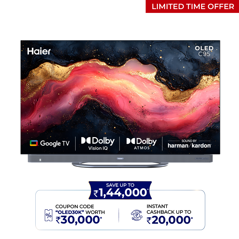 Haier C95 OLED 140cm (55) Google TV | Sound By Harman Kardon