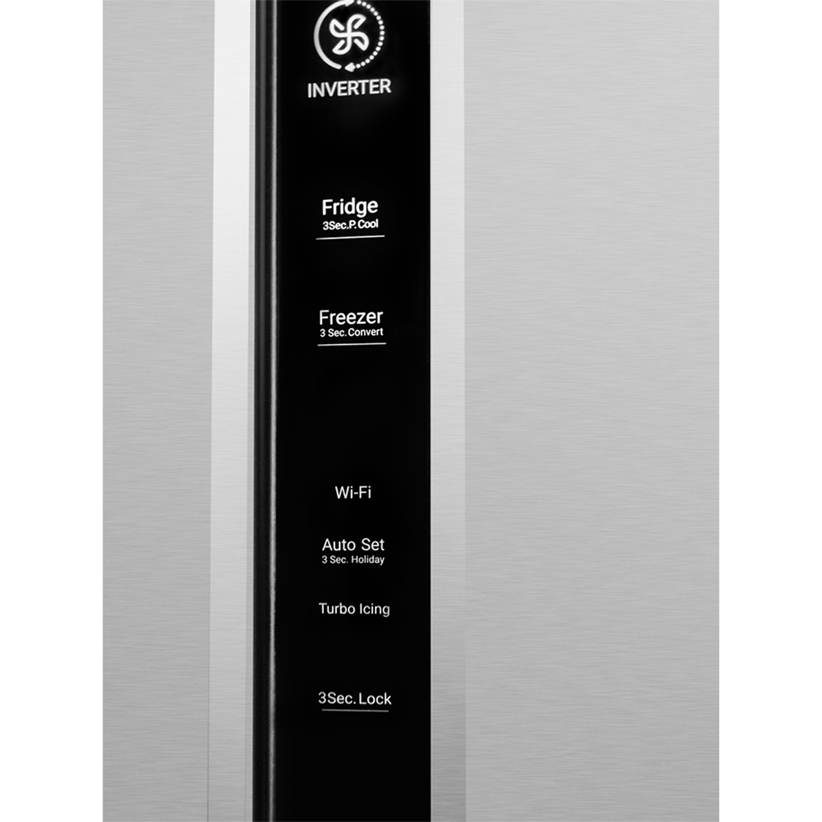 Haier 596L Shiny Silver  2 Door Smart Convertible SBS Ref.