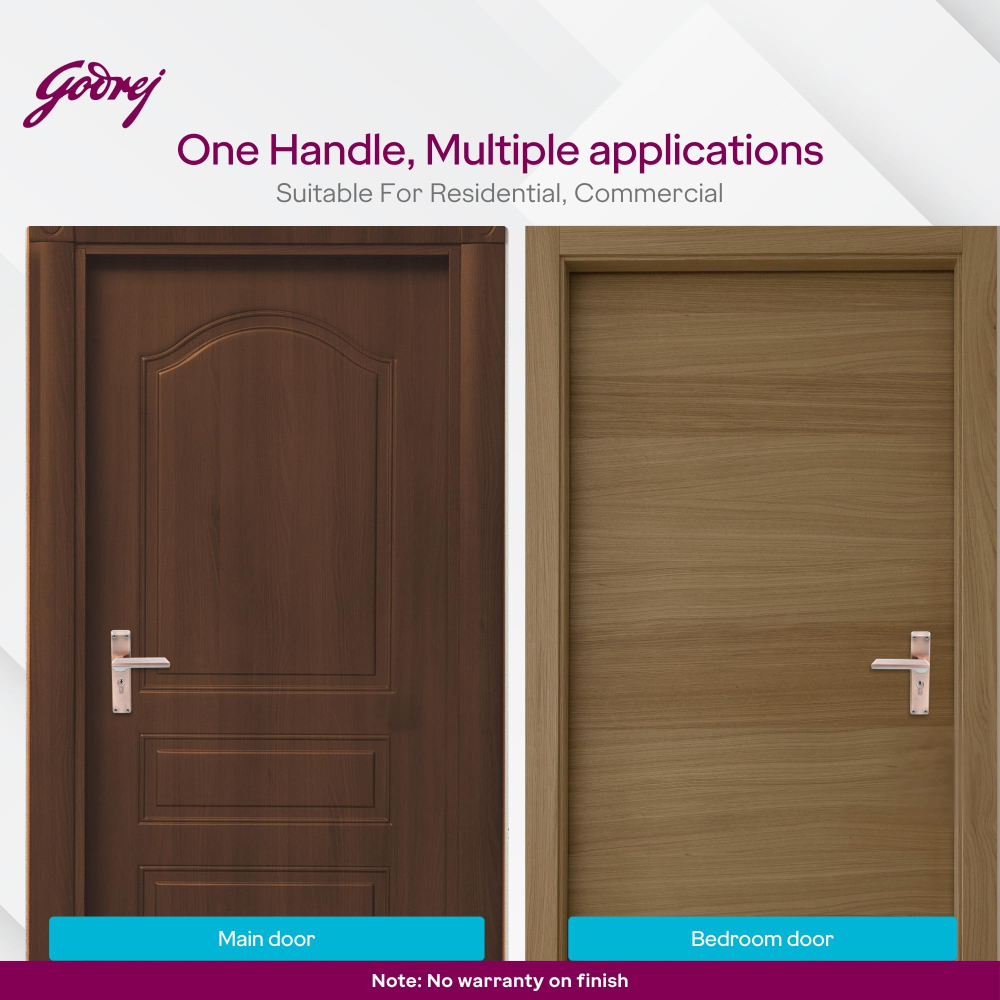 Godrej Mortise Lock | 200mm Plate | 5inch Handle | NEH 23 | Double Throw Deadbolt | 3 Keys | Reversible Left or Right Handed | Door Lock for Home, Main Door | Black Antique Copper Finish | 5 Yr Warranty | 8950
