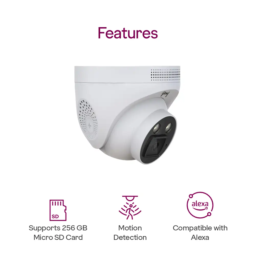 Godrej Ace pro Wi-Fi Dome Camera