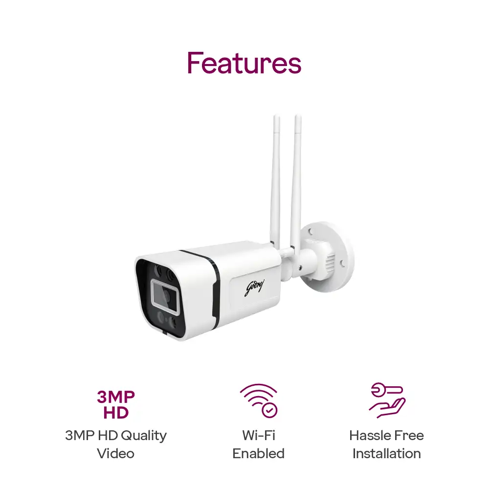 Godrej Ace pro Wi-Fi Bullet Camera