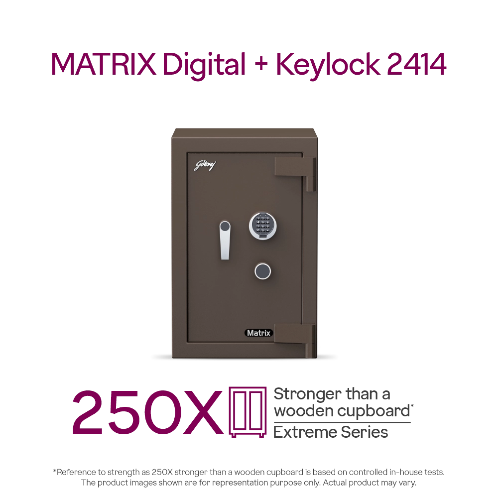 Godrej Matrix 2414 (66L) V6 EL+KL Coffee Brown 