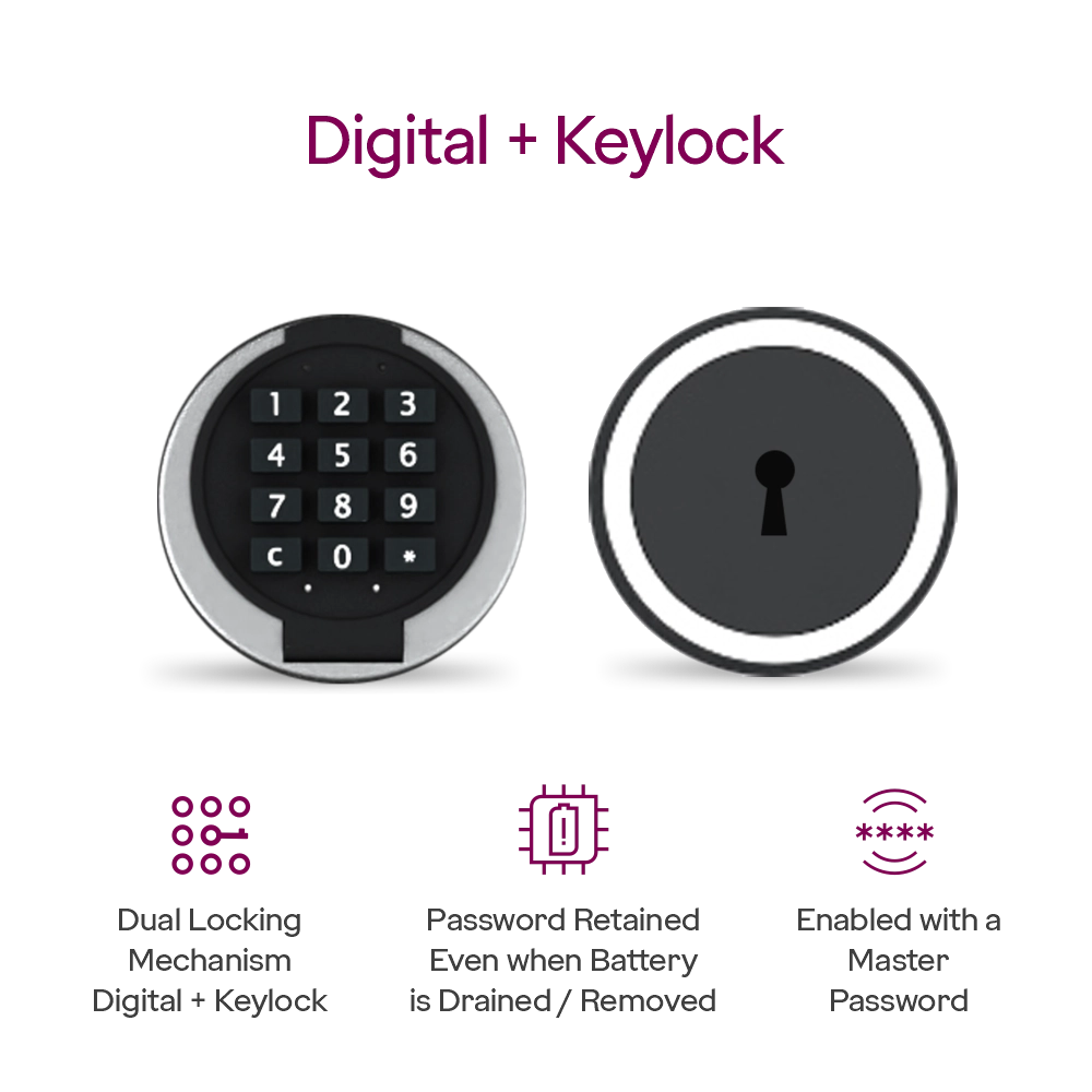 Godrej Matrix 2414 (66L) V6 EL+KL Coffee Brown 