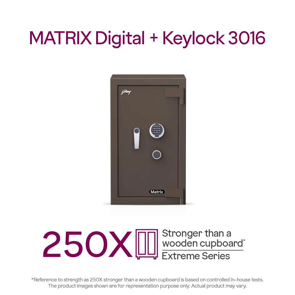 Godrej Matrix 3016 (94L) V6 EL+KL Coffee Brown 