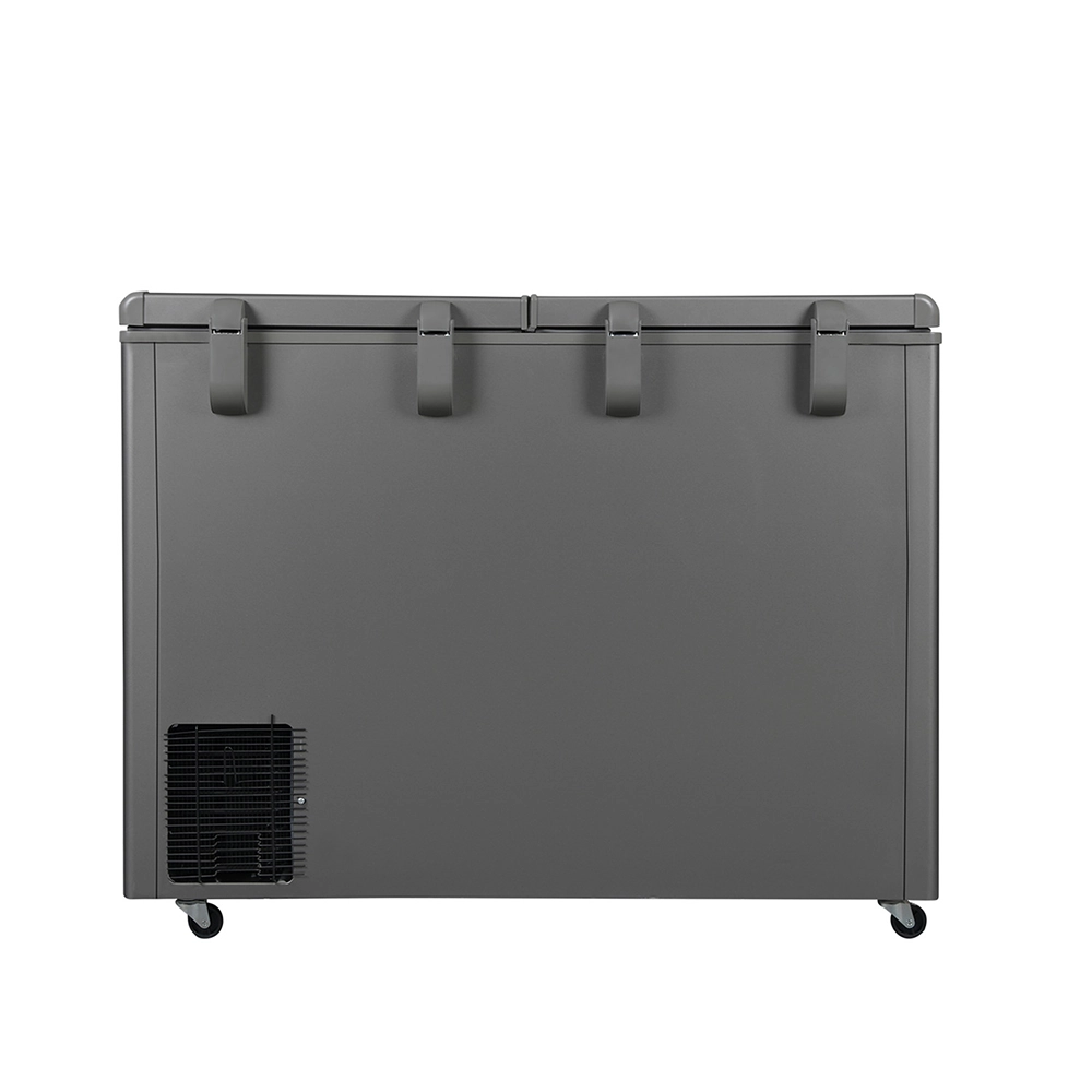 Haier 595 Ltr Double door- Embossed Titanium Grey colour Convertible Hard top Freezer