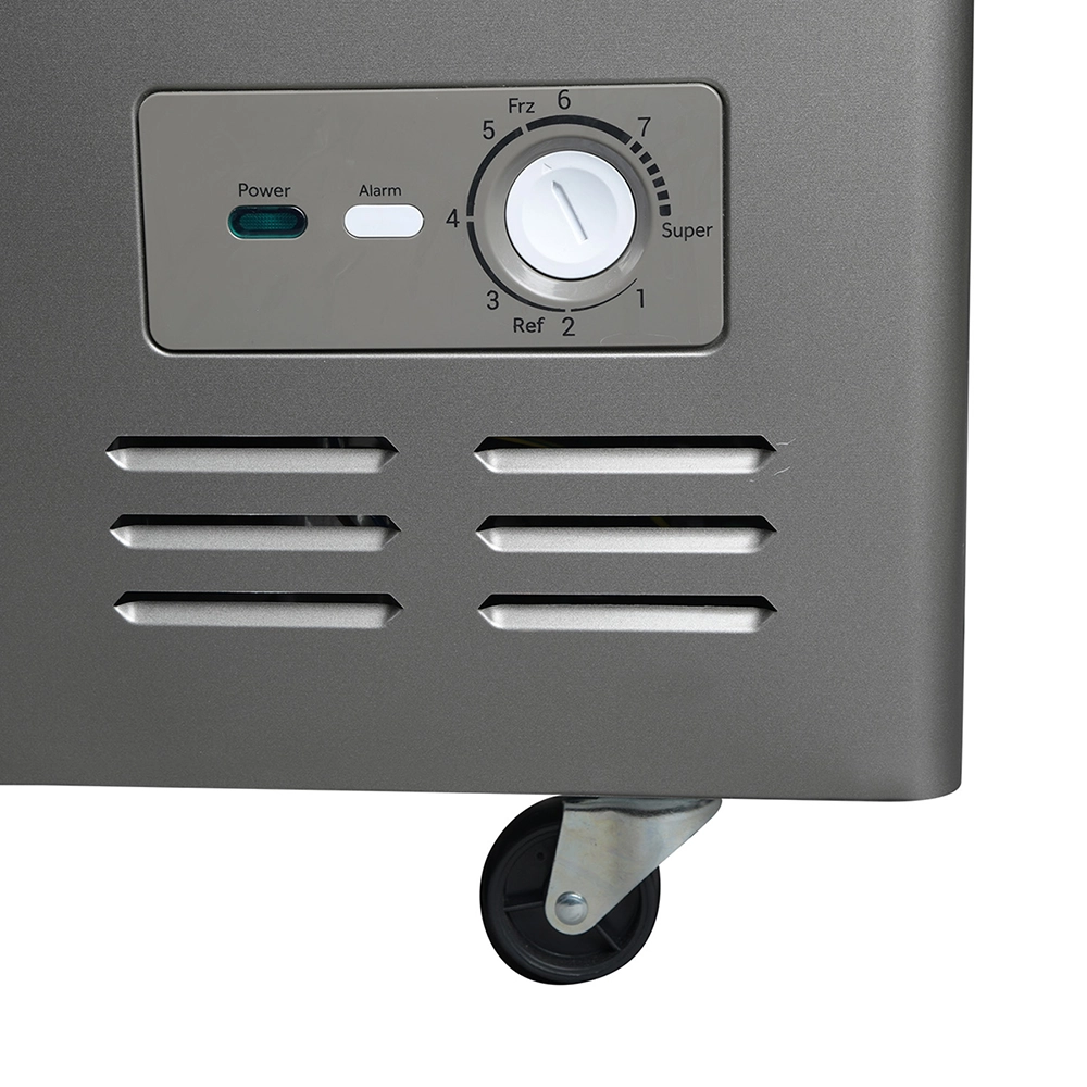 Haier 595 Ltr Double door- Embossed Titanium Grey colour Convertible Hard top Freezer