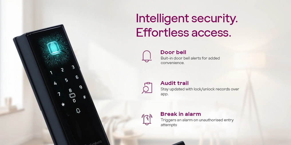 More Than a Lock. A Smarter Way to Secure Your Home.