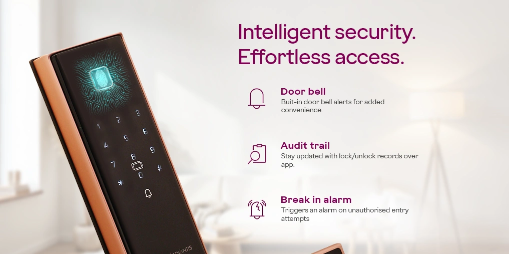 More Than a Lock. A Smarter Way to Secure Your Home.
