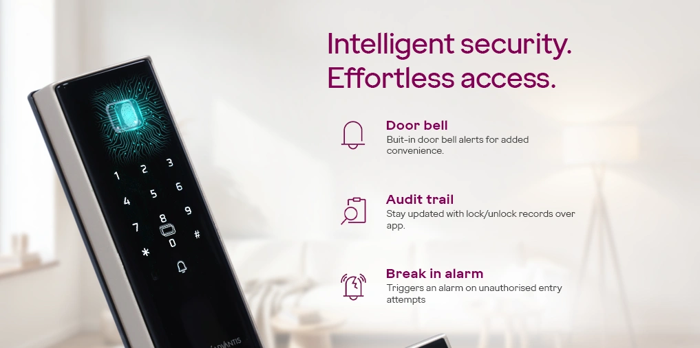 More Than a Lock. A Smarter Way to Secure Your Home.