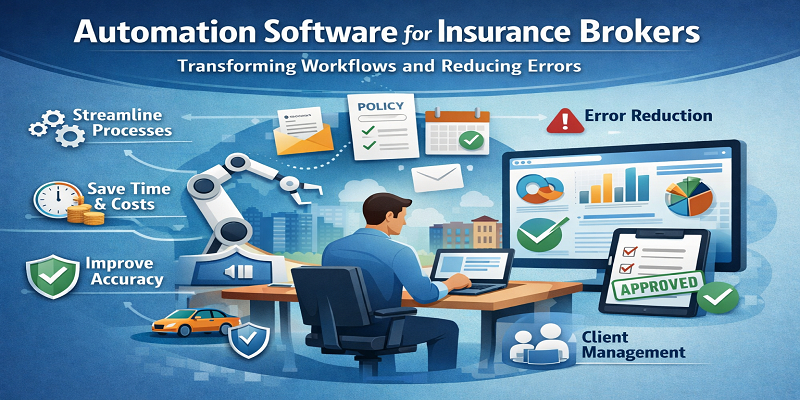 Automation Software for Insurance Brokers: Transforming Workflows and Reducing Errors - BigStartups