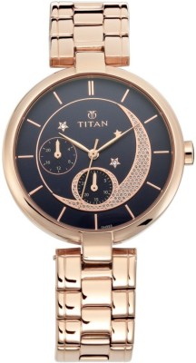 Titan 95086WM01 Purple Stellar Analog Women's Watch Titan 95086WM01 Purple Stellar Analog Women's Watch
