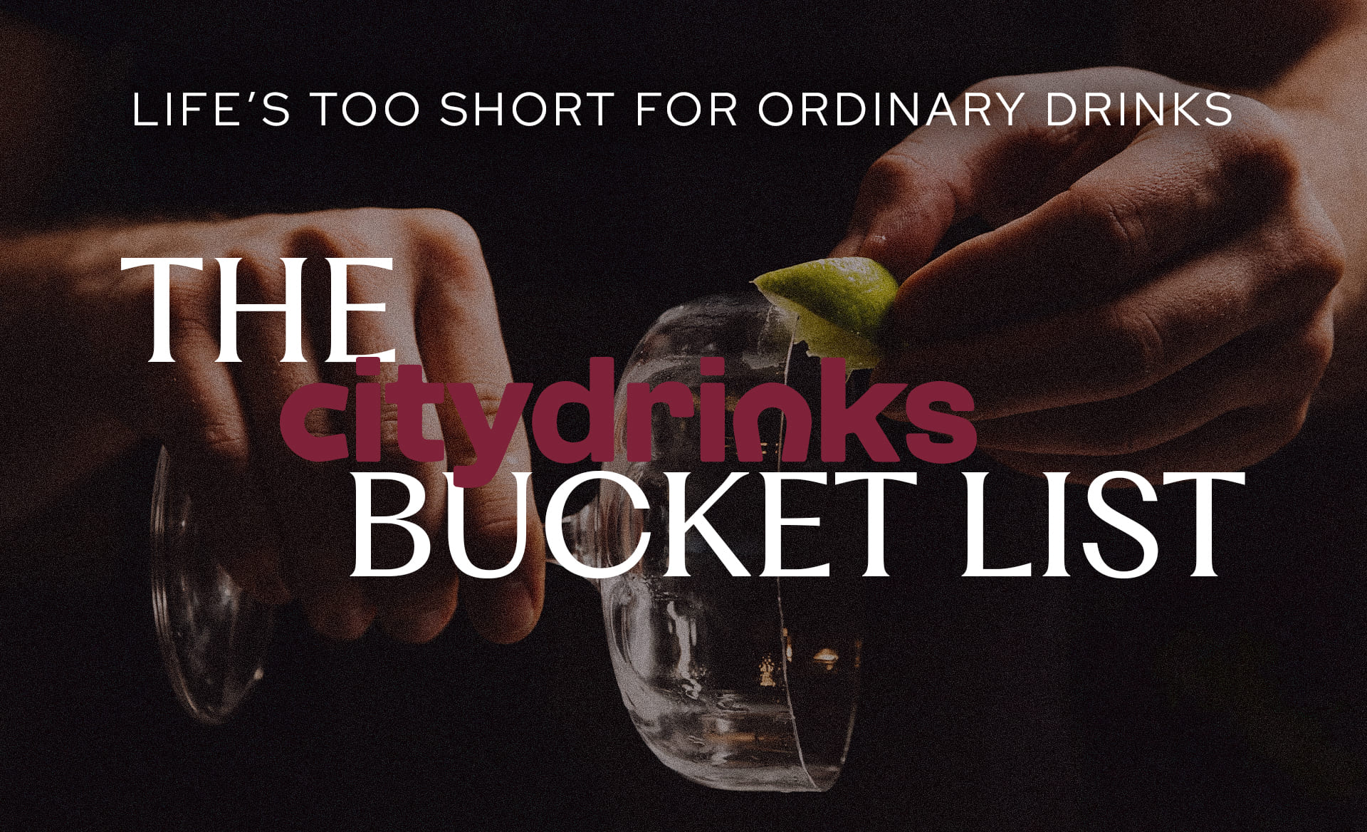 Citydrinks' Bucket List