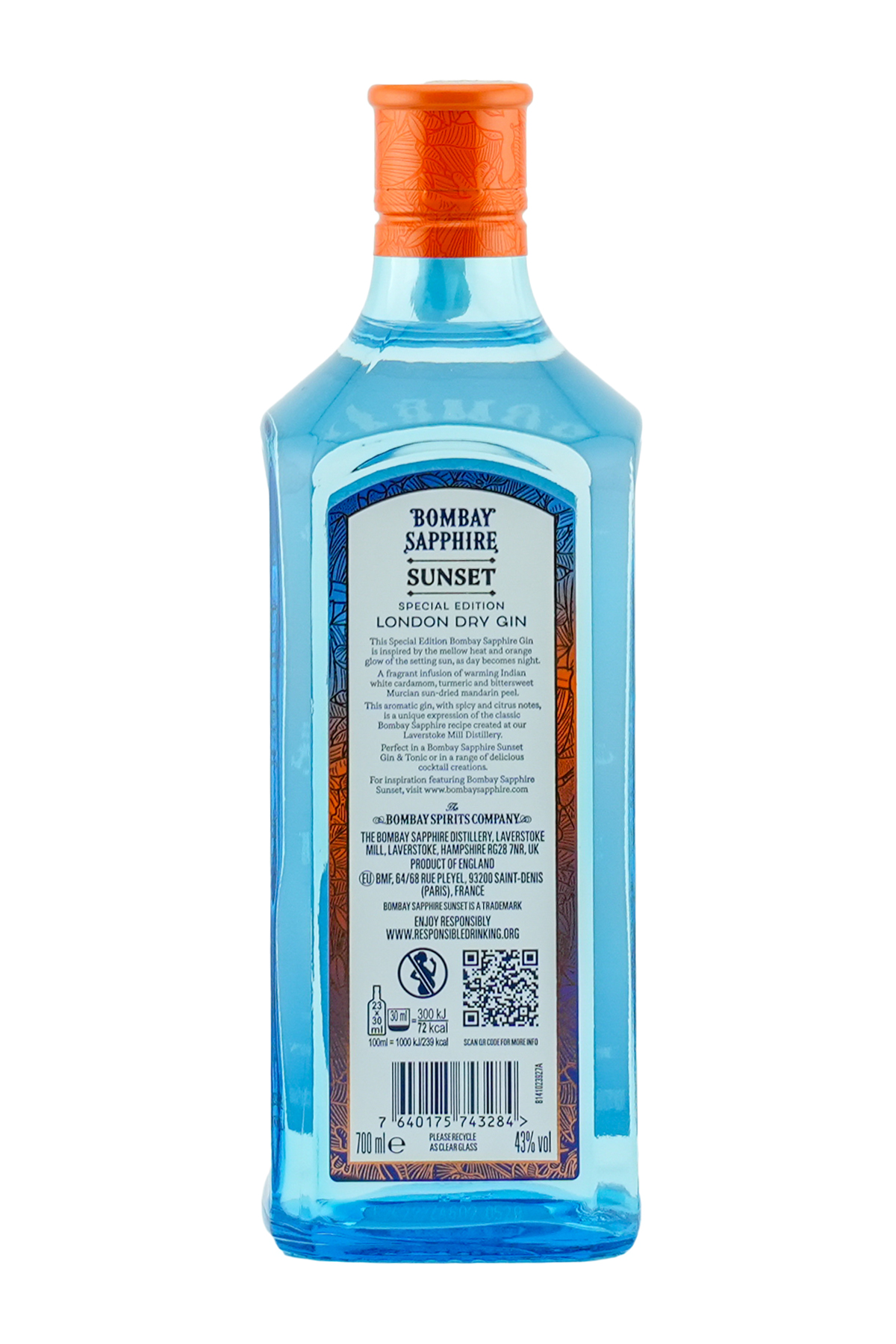 Buy Bombay Sapphire Sunset Edition Gin | Delivery Dubai/AUH