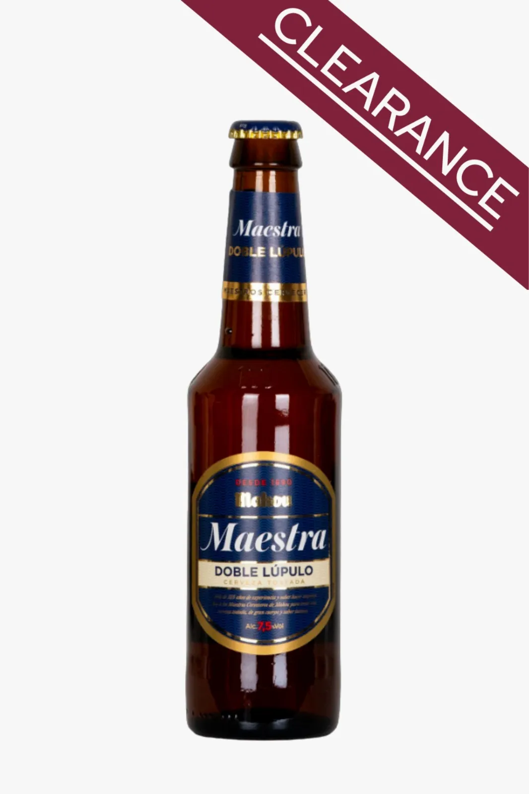 Mahou Maestra Spanish Strong Lager 330 ml - Compare prices in UAE