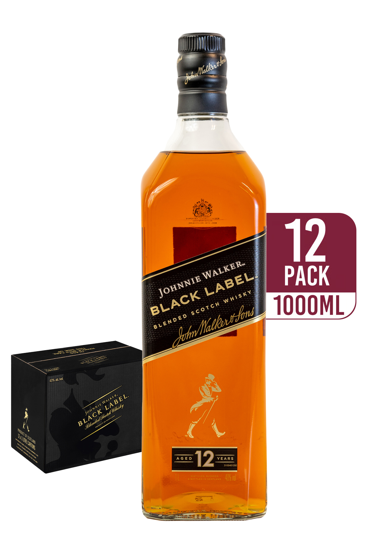 Johnnie Walker Black Label 12 x 1L Price in UAE