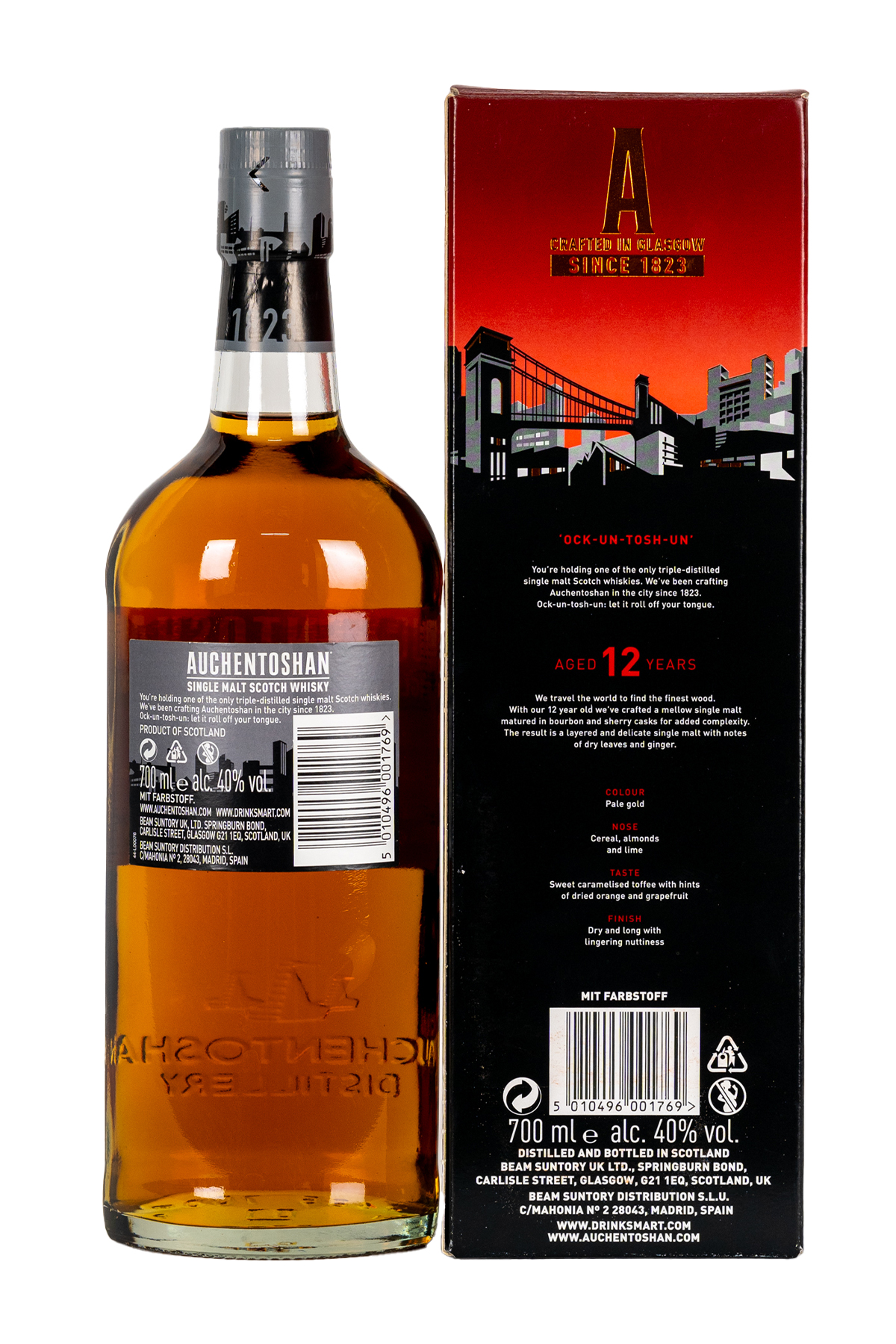 Buy Auchentoshan 12 Year Old Single Malt Delivery Dubai/AUH