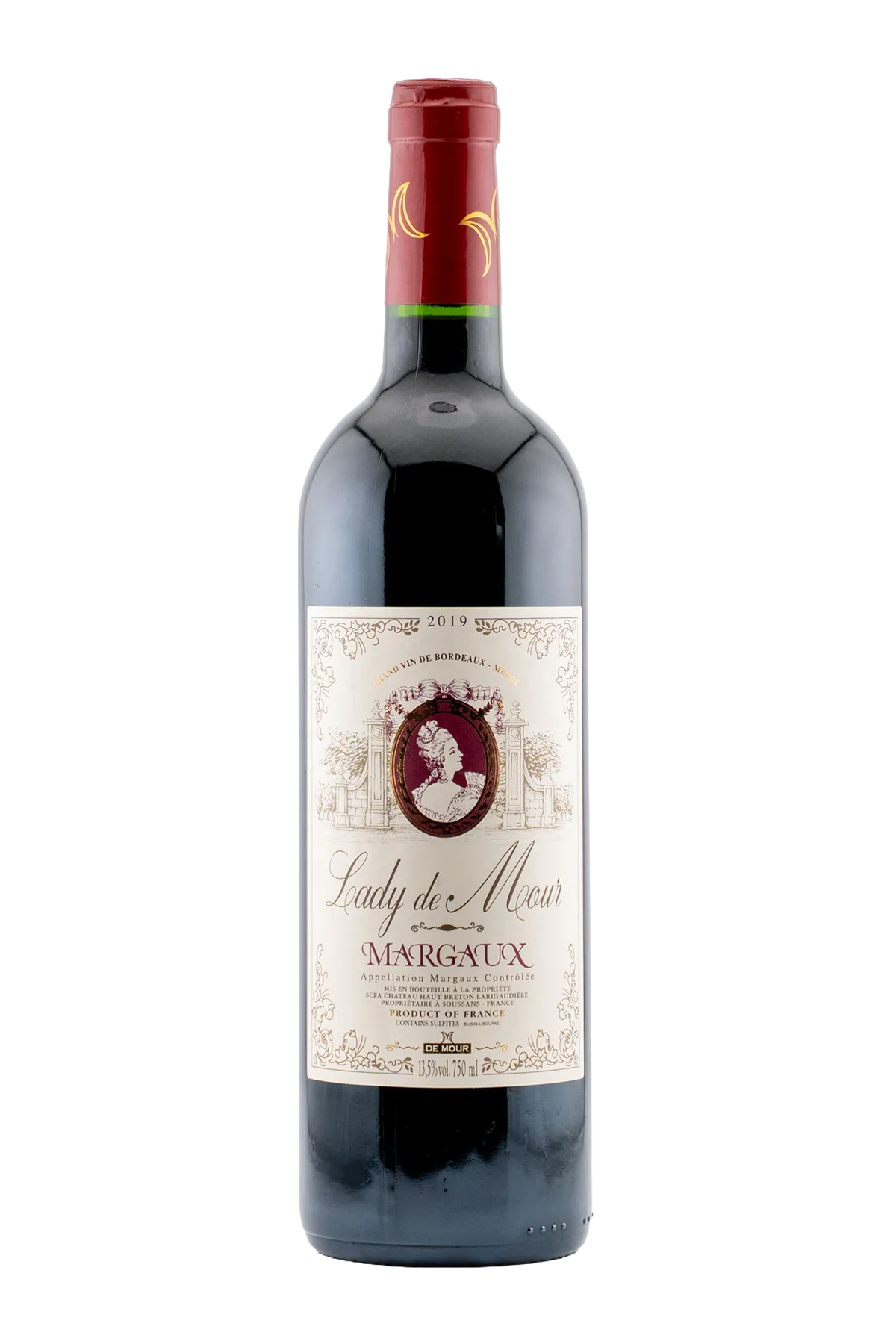 Lady de Mour Margaux 2019 750 ml - Compare prices in UAE