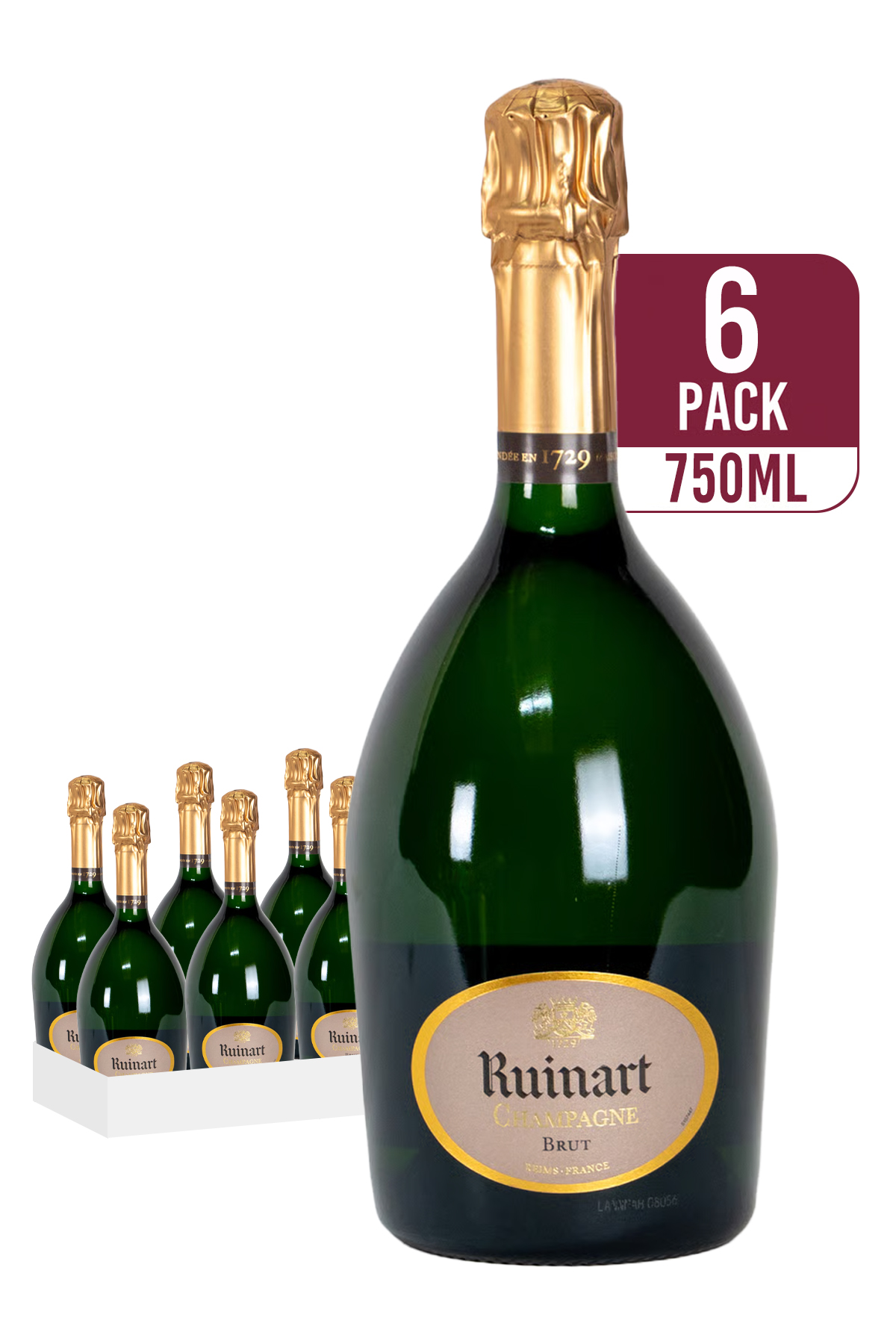 6 6Ruinart 本750ML まとめて Ruinart 750ml 6本まとめて Ruinart 750ml